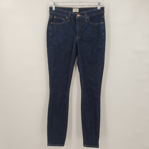 J. Crew 8" Toothpick in Classic Wash, Size 27 - Picture 2 of 7